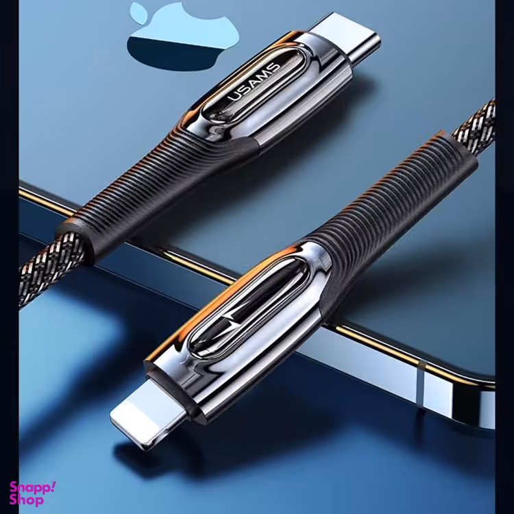 کابل تبدیل لایتنینگ به USB-C یوسمز (Usams) مدل US-SJ496 طول 1٫2 متر