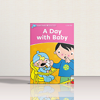 Dolphin Readers Starter A Day with Baby | کتاب داستان زبان اصلی دلفین ریدرز استارتر یک روز با نوزاد | خرید کتاب زبان | خرید لوازم التحریر | چی کتاب | بالاترین تخفیف و ارسال رایگان