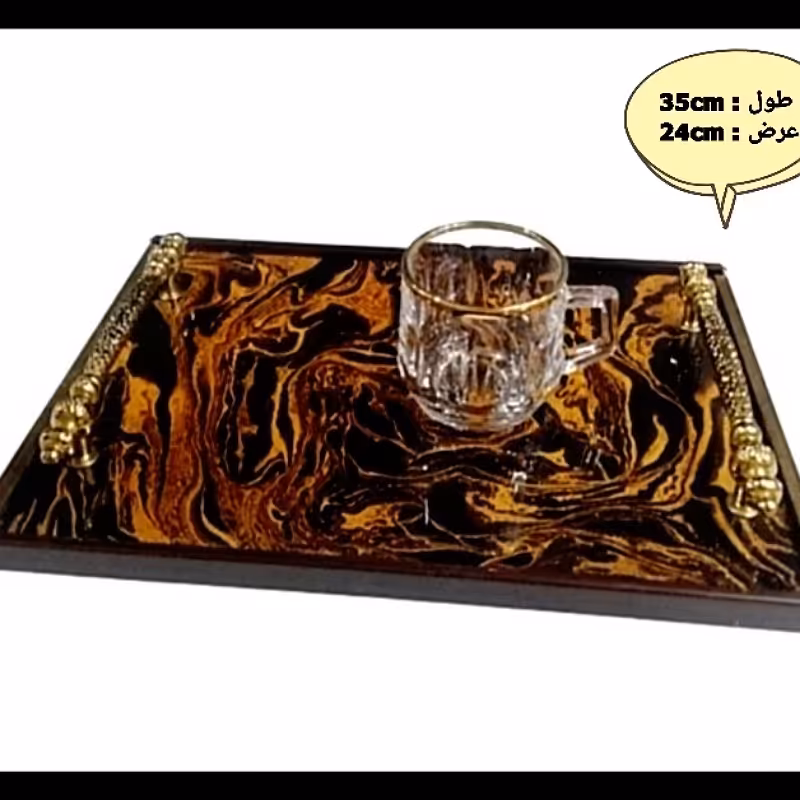 سینی پذیرایی دسته دار صادراتی 