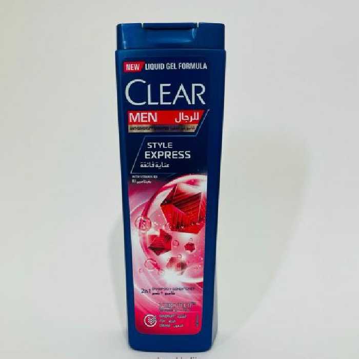 شامپو کلیر عربیClear ضد شوره مردانه مدل STYLE EXPRESS وزن 400 میل