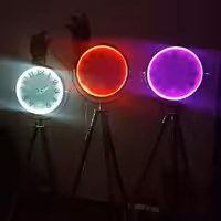 ساعت ایستاده3 پایه چراغدار مظفری ارسال رایگان 