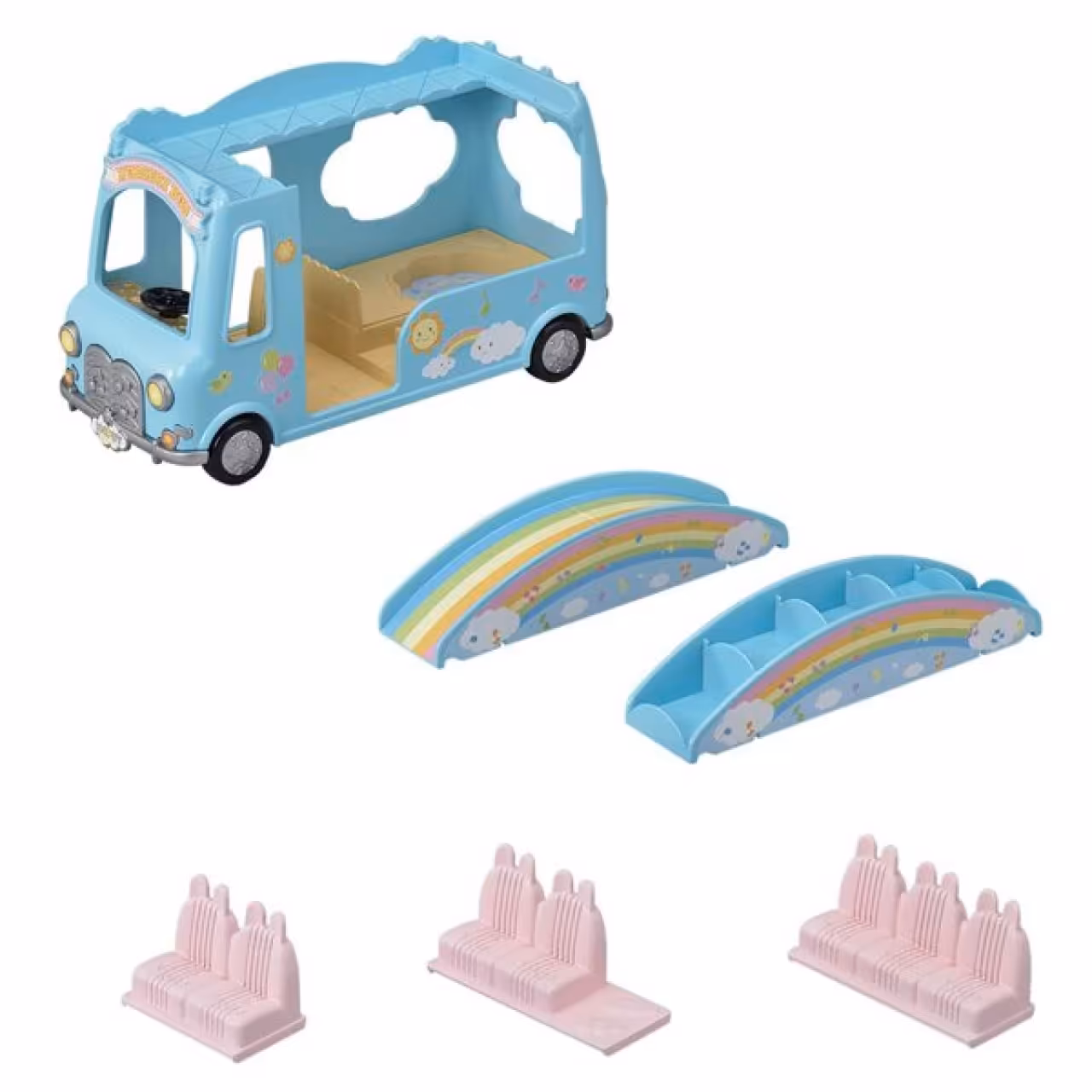 ست اسباب بازی  سیلوانیان فامیلیز طرح سرویس مدرسه کد 5317