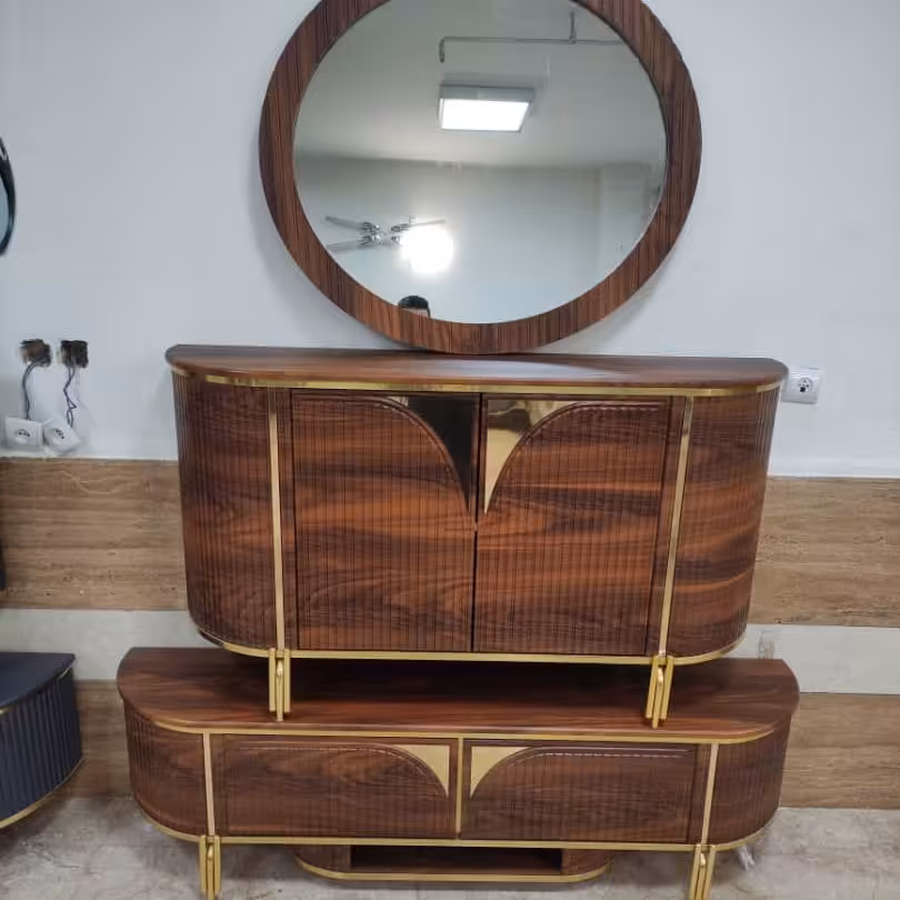 کنسول و آینه تنوع مدل تنوع رنگ ارسال با مشتری هست