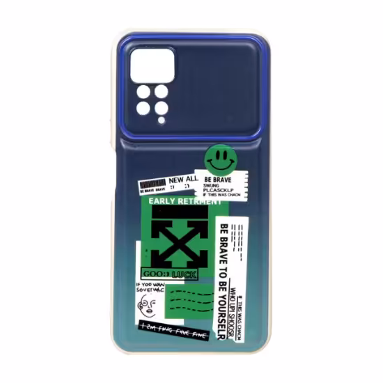 قاب گوشی لنز برجسته طرح دار برای Xiaomi Redmi Note 12 Pro 4G / Redmi Note 11 Pro - کد 25