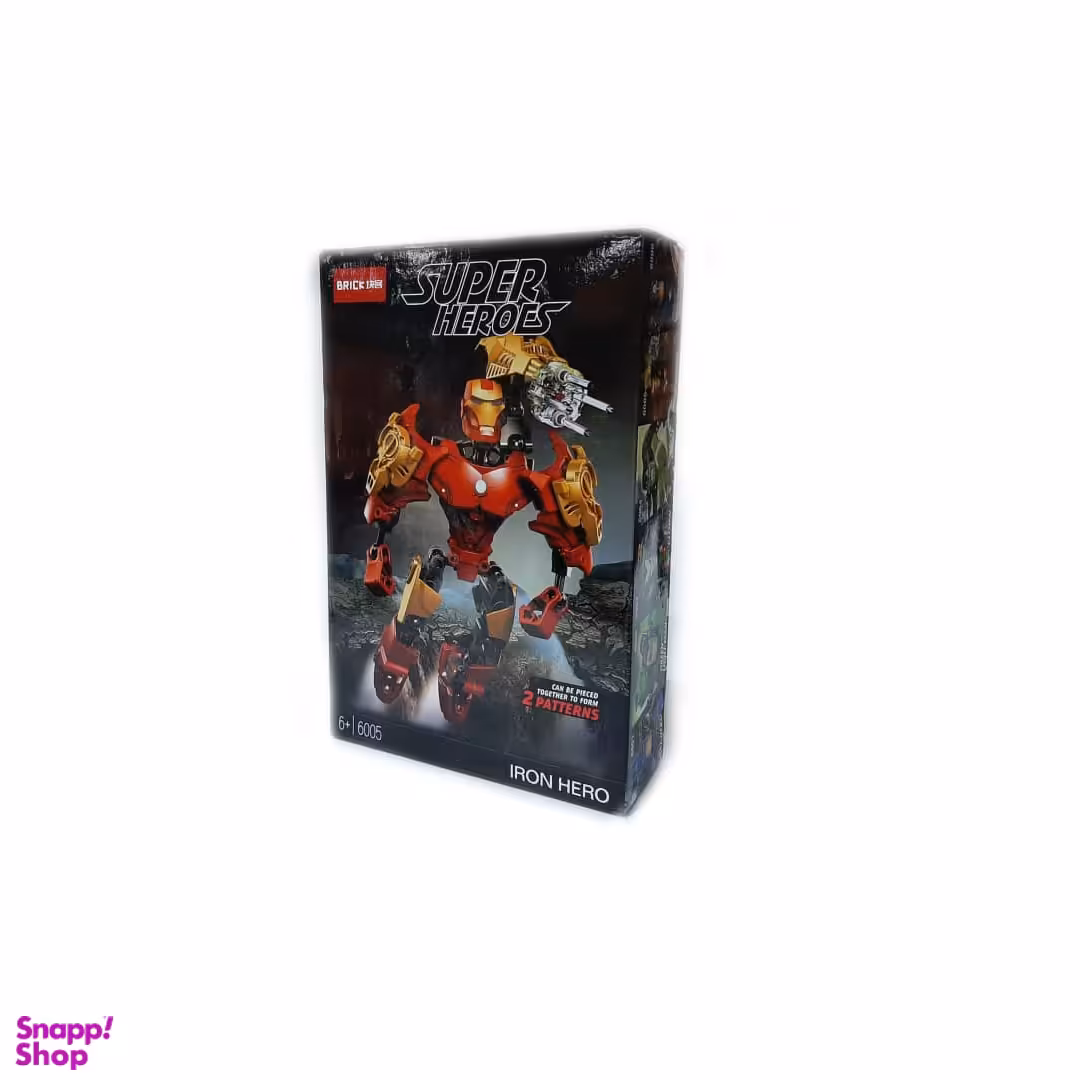 لگو سوپر هیرو مدل iron hero