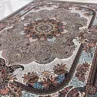 فرش 700 شانه ورژن نسترن فیلی4در1 هشت رنگ خامه بافان تراکم 2100 نخ هیدست شده بدون پرزدهی و ضد حساسیت پس کرایه
