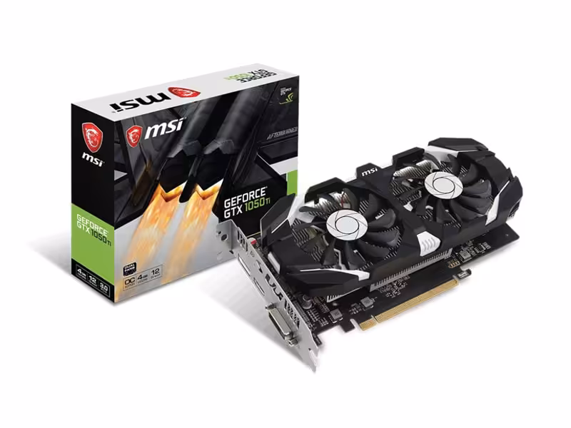 کارت گرافیک  ام اس آی مدل GTX 1050 Ti 4GT OCV1 حافظه 4 گیگابایت