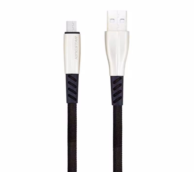 کابل تبدیل USB به MicroUSB کینگ استار مدل K38A طول 1 متر