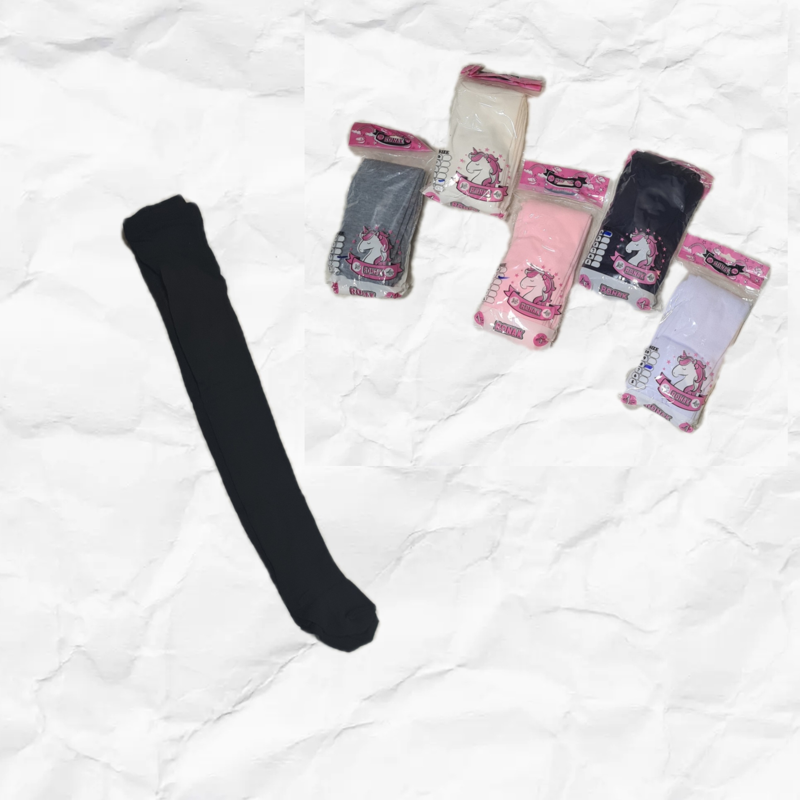 جوراب شلواری ساده دخترانه و پسرانه پاییزی کیفیت درجه یک