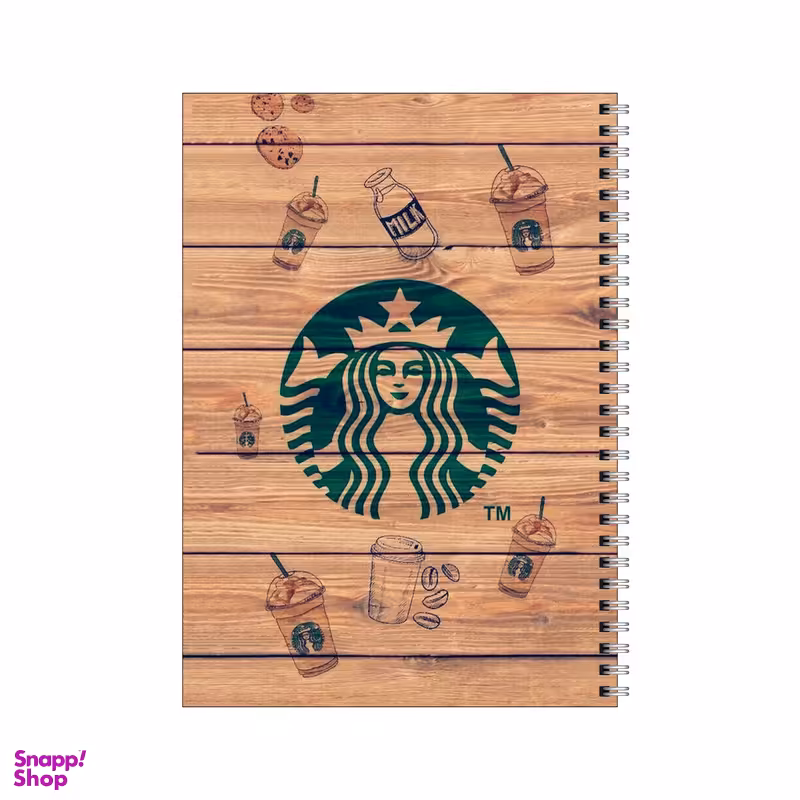 دفتر مشق 80 برگ بامبیلیپ طرح لوگو استارباکس کد 5589262