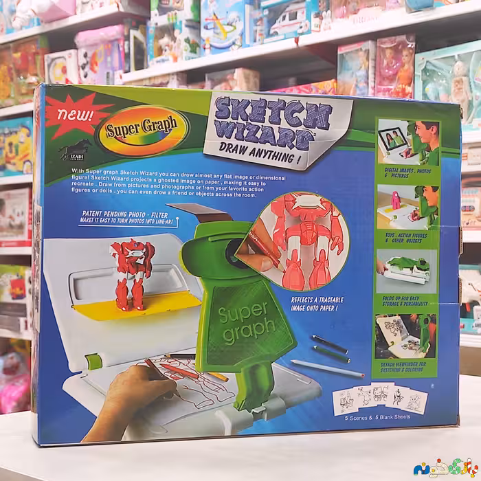 اسباب بازی آموزش نقاشی سوپرگراف تولید ایرانی با کیفیت 