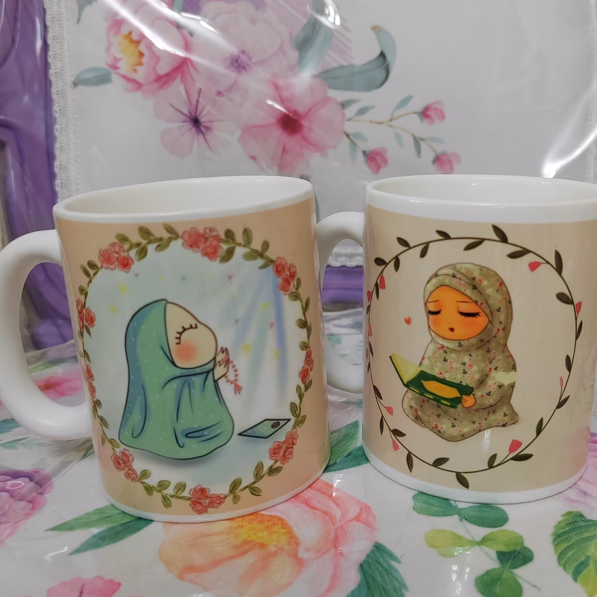 لیوان ماگ سرامیکی مدل جشن تکلیف همراه متن دلخواه شما 