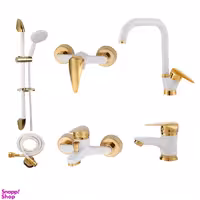 ست شیرآلات فاخته مدل ایتالیا کد ST مجموعه 6 عددی