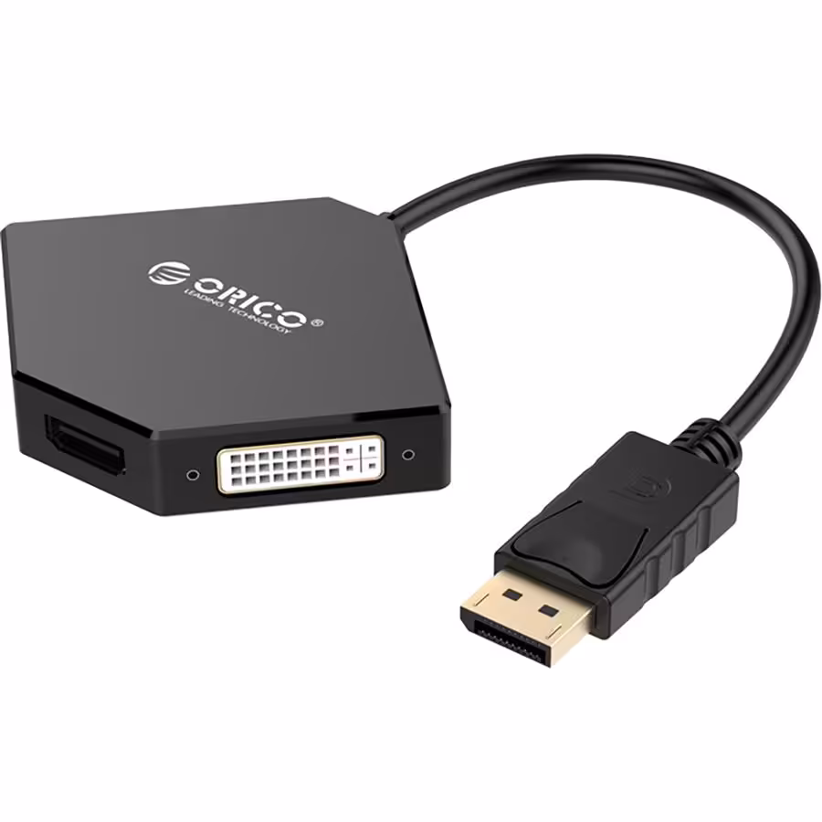 مبدل DisplayPort به HDMI، DVI، VGA اوریکو مدل DPT-HDV3
