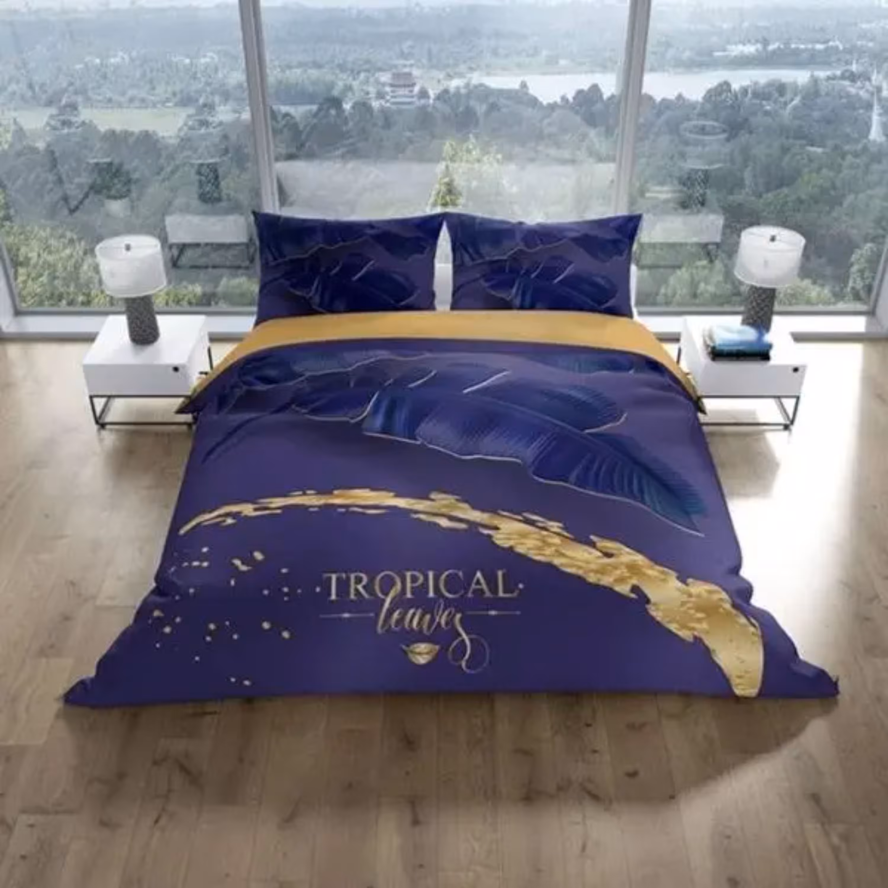 روتختی دونفره  چاپ سه بعدی میکرو شش تکه طرح گرمسیری