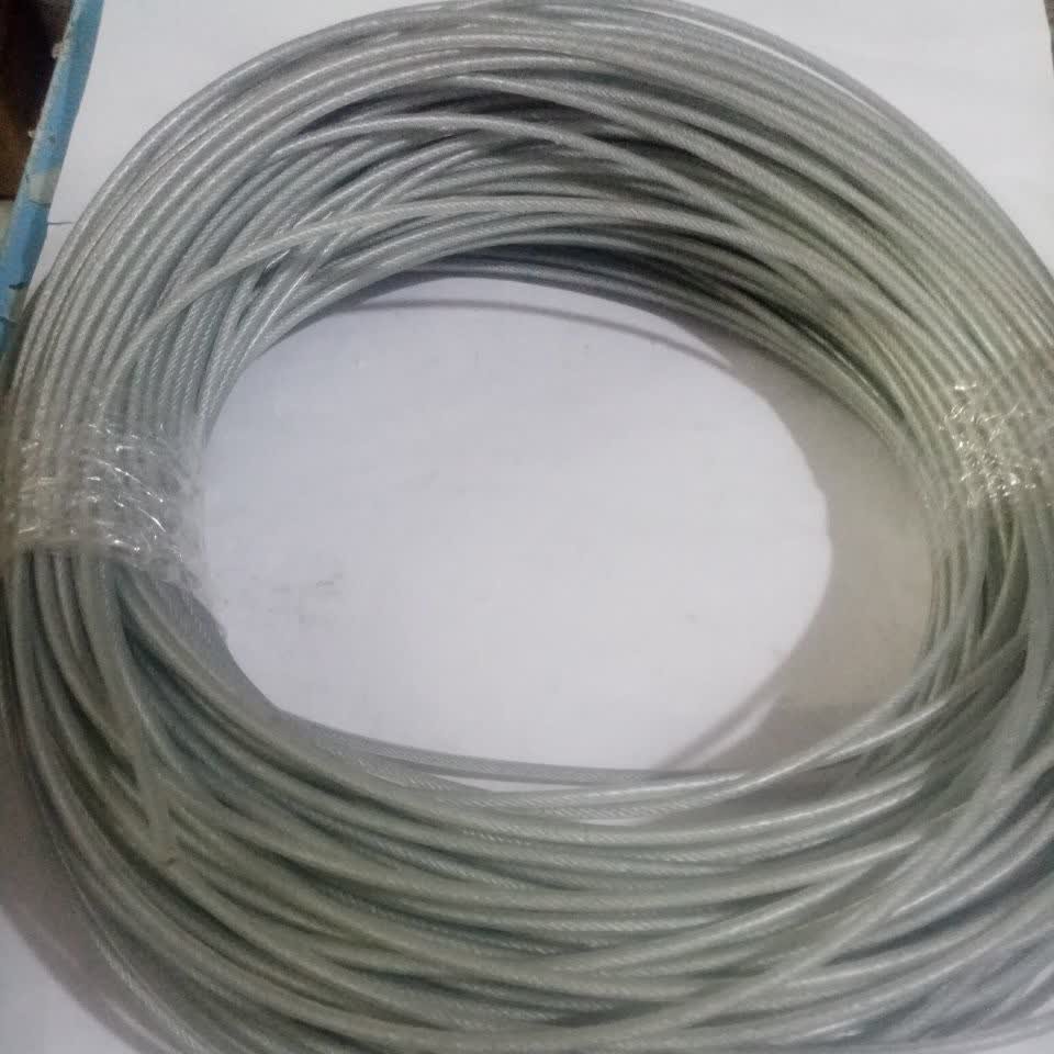 سیم بکسل سایز 6 روکشدار بی رنگ ( 3 متری )