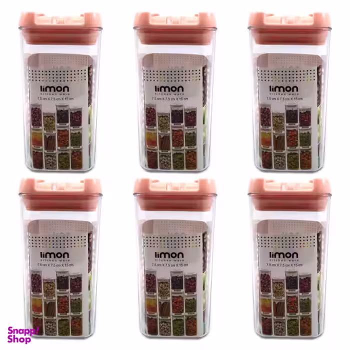 ست جا ادویه 6 پارچه لیمون (Limon) مدل سارینا 1