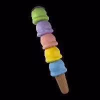 هایلایتر فشنگی بستنی قیفی