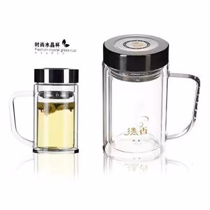 لیوان دمنوش ساز مدل دو جداره