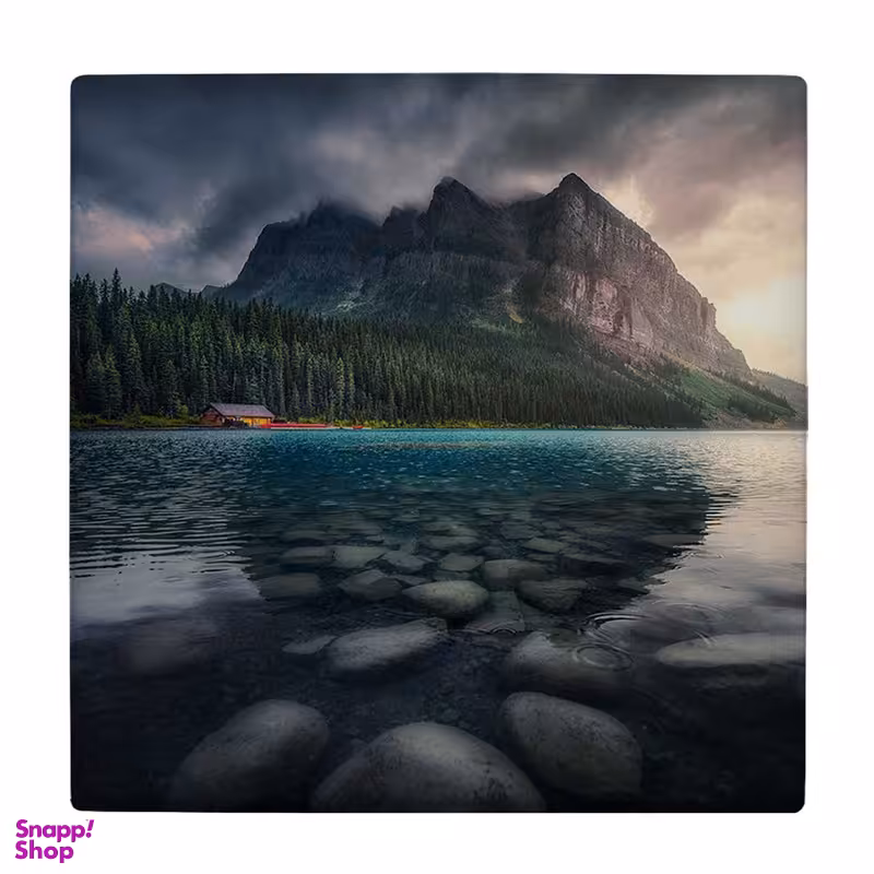 زیر لیوانی طرح دریاچه و کوهستان کد 5775539_4191