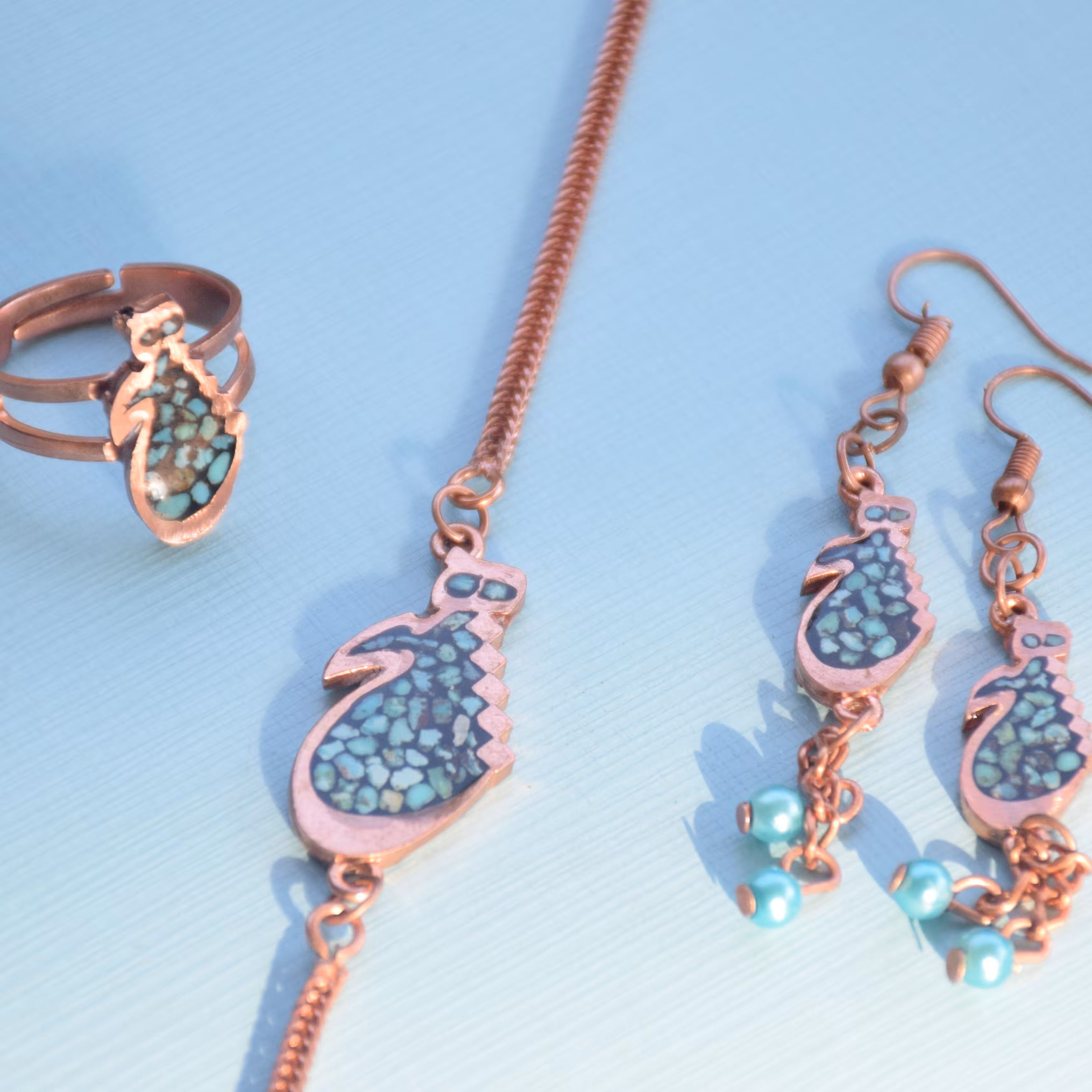 ست زیورآلات طرح هیچ