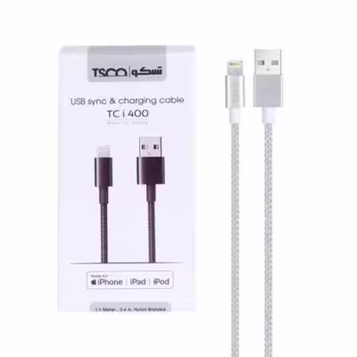 کابل USB به لایتنینگ تسکو طول 1m کیفیت عالی