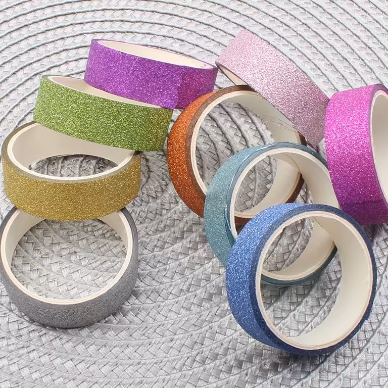 3 عدد چسب نواری رنگی اکلیلی تزئینی فانتزی