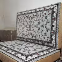 پشتی دستباف با پارچه زری بافت و رویه 1200 شانه 