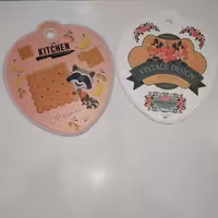 تخته برش اوستایل مدل قلب در طرح های مختلف