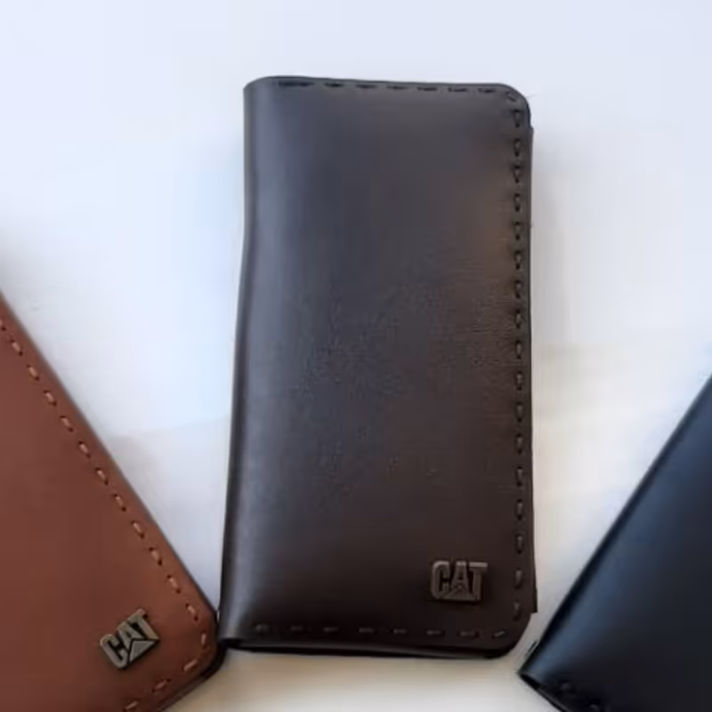 کیف پول مردانه مدل کیهان کیف پول چرم لب بر کیف پول مردانه رو دست دوز کیف مدارک جای موبایل