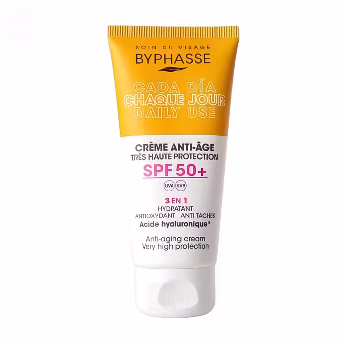 کرم ضد آفتاب جوانساز و ضد لک بایفاس  SPF50 حجم 50 میلی لیتر