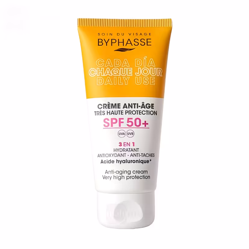 کرم ضد آفتاب جوانساز و ضد لک بایفاس  SPF50 حجم 50 میلی لیتر