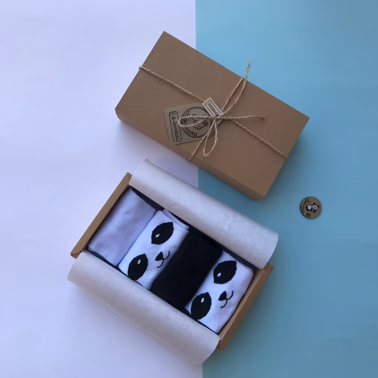 پک جوراب مدل پاندا 4 عددی