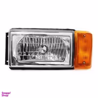 چراغ جلو چپ خودرو پارس طرح قدیم شیشه ای مدل بنزی مناسب پیکان و وانت پیکان