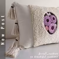 کاور کوسن پانچدوزی و گلدوزی شده 1 عدد