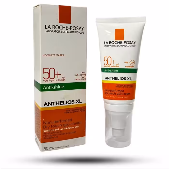 ضد آفتاب مات لاروش پوزای SPFمثبت50 مدل Anti Shine مخصوص پوست حساس 50 میل