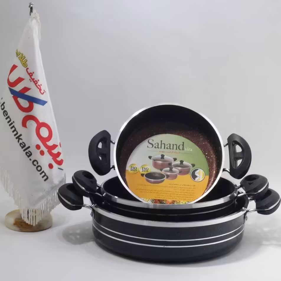 تابه گرانیتی 3 عددی  دو دسته