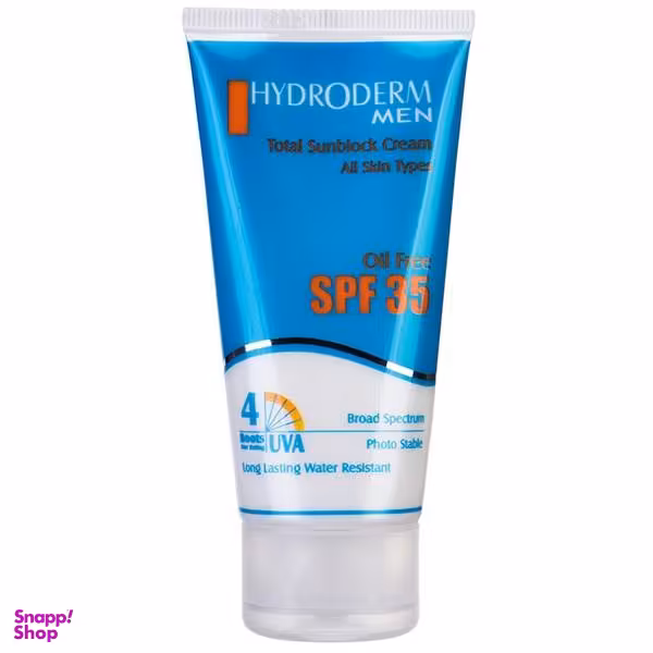 کرم ضد آفتاب آقایان هیدرودرم با SPF35 وزن 50 گرم