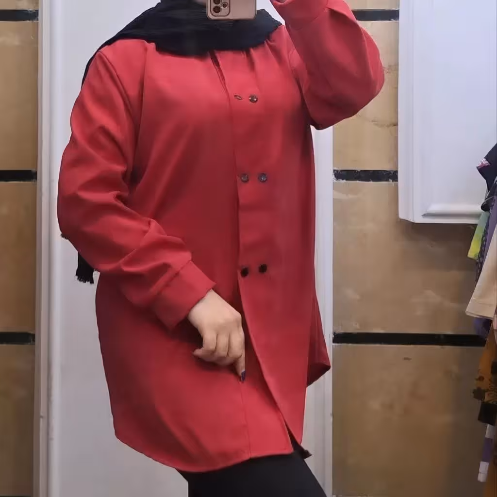 پیراهن دو دکمه