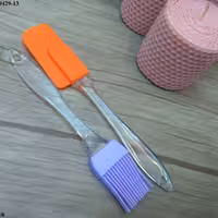 فرچه و لیسک سیلیکونی کوچک دسته پلاستیک 