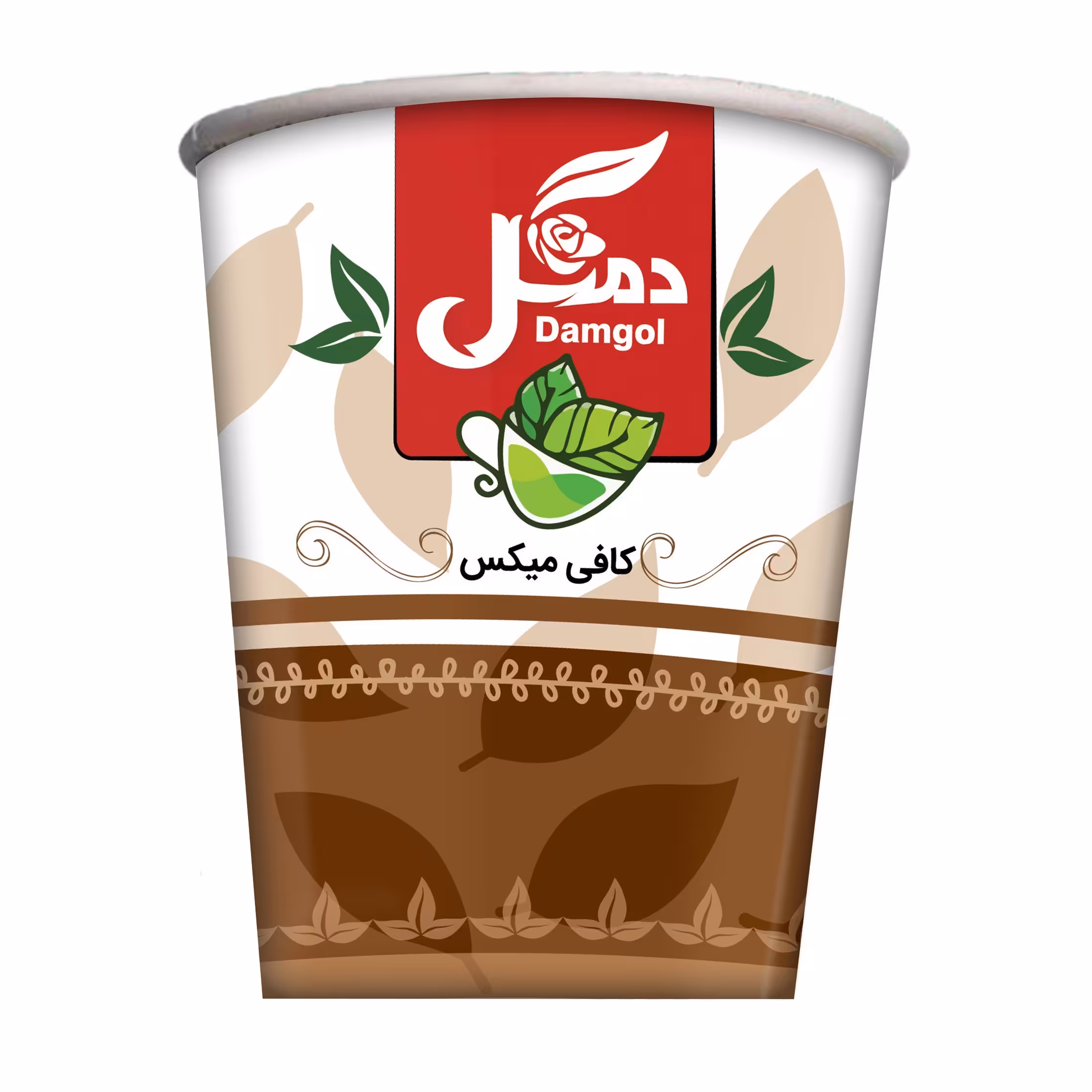 لیوان  حاوی(کافی میکس)بسته 10عددی (پس کرایه)