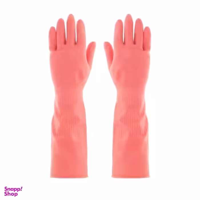 دستکش نظافت ساق بلند رزمریم مدل SB سایز بزرگ