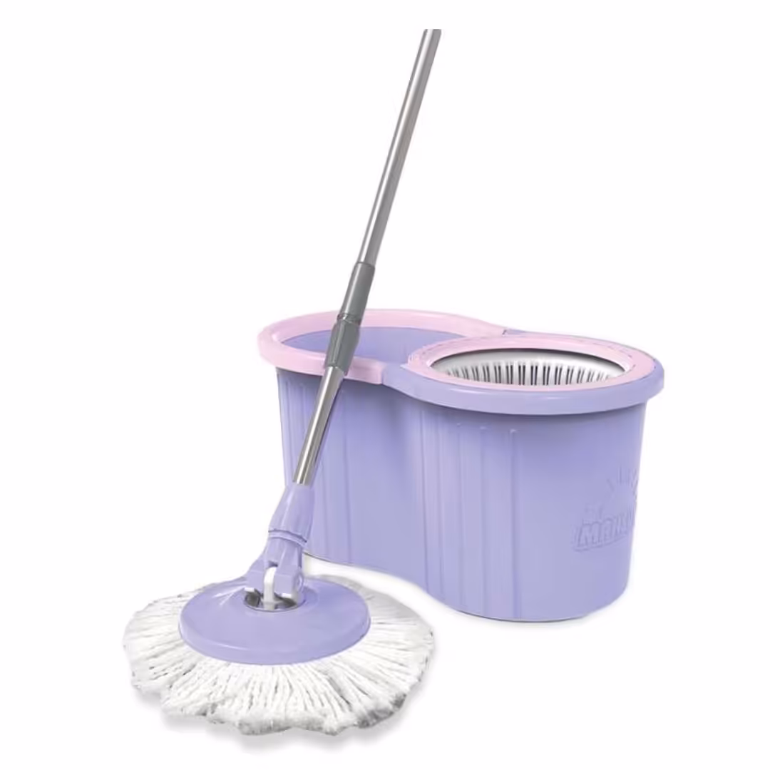 سطل و زمین شوی مهسان مدل دلفین رنگ یاسی 