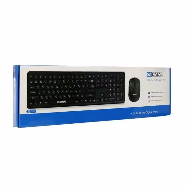 کیبورد و ماوس سادیتا مدل SKM-1554 با حروف فارسی