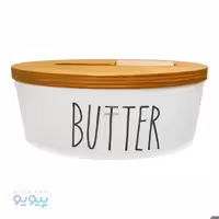 ظرف کره خوری بیضی با درب چوبی عمده و کارتنی
