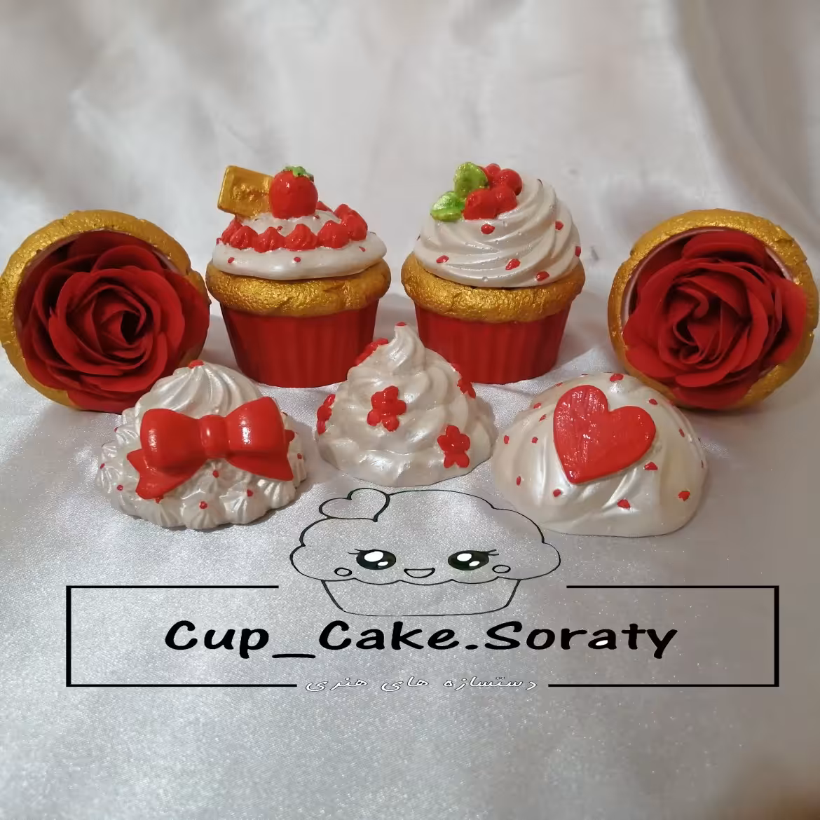 کاپ کیک دکوری دلبر تکی کوچک