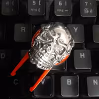 جدا کننده کلید های کیبورد مکانیکال ، keycap puller ، طرح ترمیناتور 