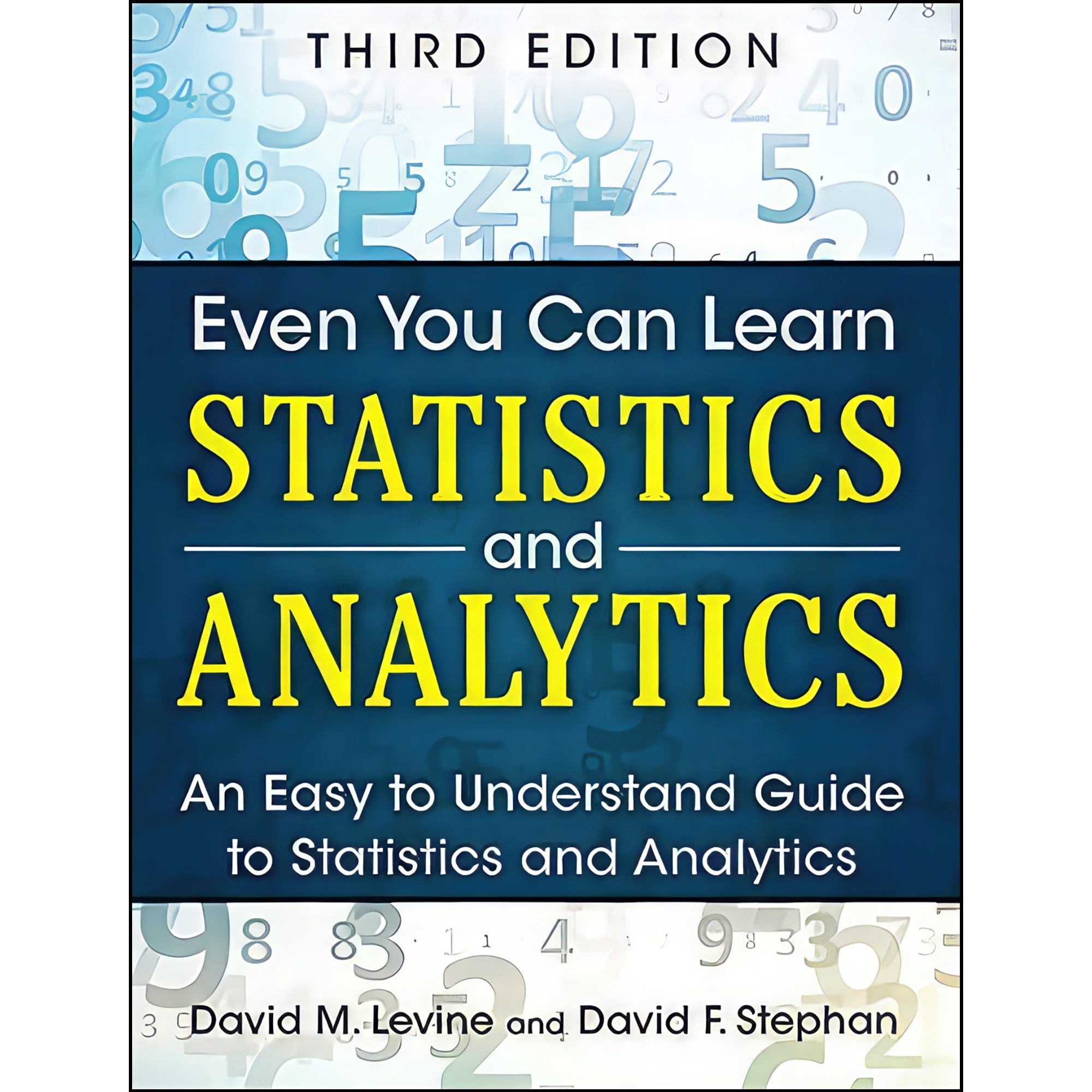 کتاب زبان اصلی Even You Can Learn Statistics and analytics