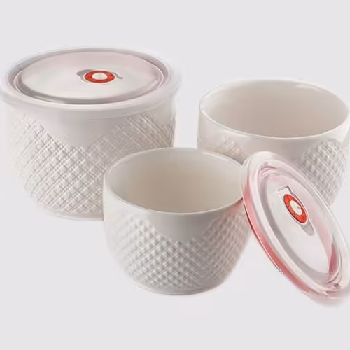 ظروف فریزری سه پارچه سرامیکی  یونیک 2805