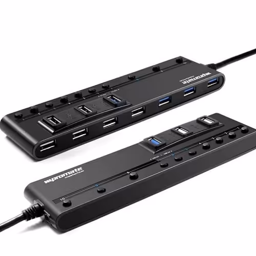 Promate masterHub High Performance 10-port USB Hub